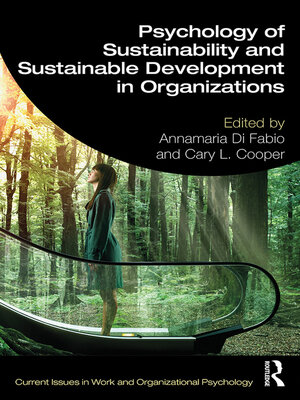 cover image of Psychology of Sustainability and Sustainable Development in Organizations